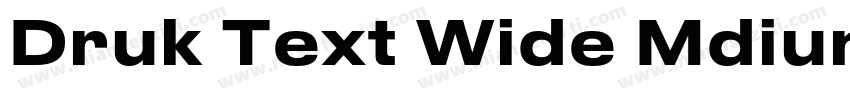 Druk Text Wide Mdium Trial字体转换